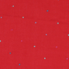 Red/Multicolor Polyester Dotted Swiss - Detail | Mood Fabrics