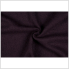 Dark Brown Solid Boiled Wool - Full | Mood Fabrics