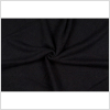Black Solid Boiled Wool - Full | Mood Fabrics