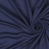 Heathered Navy Sheer Rayon Jersey - Detail | Mood Fabrics