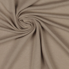 Khaki Stretch Rayon Jersey - Detail | Mood Fabrics