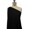 Black Stretch Rayon Jersey - Spiral | Mood Fabrics