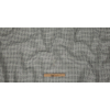 Cloud Dancer and Navy Gridded Rayon and Linen Woven - Full | Mood Fabrics