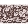 Chocolate/Off-White Solid Jersey Prints - Full | Mood Fabrics