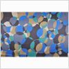 Browns and Blues Geometric Silk Charmeuse - Full | Mood Fabrics