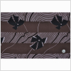 Brown and Bubblegum Floral Silk Chiffon - Full | Mood Fabrics