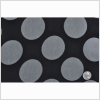 Carolina Herrera Black Polka Dots Silk and Rayon Burnout - Full | Mood Fabrics