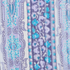 Italian Turquoise and Lilac Silk-Blended Chiffon - Detail | Mood Fabrics