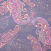 Multicolor Paisley Silk Chiffon - Detail | Mood Fabrics