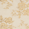 Metallic Gold Floral Lace - Detail | Mood Fabrics