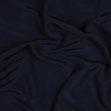 Itailan Navy Stretch Silk Crepe de Chine | Mood Fabrics