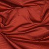 Burnt Orange Solid Silk Faille - Detail | Mood Fabrics