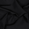 Black Solid Poplin - Detail | Mood Fabrics