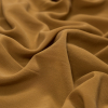 Mustard Washed Silk Crepe de Chine - Detail | Mood Fabrics