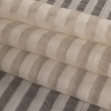 Off White Striped Sheer Silk Woven - Folded | Mood Fabrics
