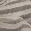 Off White Striped Sheer Silk Woven - Detail | Mood Fabrics