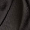 Oscar de la Renta Black Crinkled Chiffon - Detail | Mood Fabrics