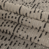 Carolina Herrera Black and White Sheer Striped Silk - Folded | Mood Fabrics