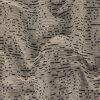 Carolina Herrera Black and White Sheer Striped Silk | Mood Fabrics