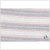 Metallic/Gray Striped Woven - Full | Mood Fabrics
