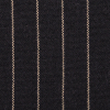 Black/Beige Striped Suiting - Detail | Mood Fabrics