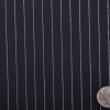 Navy/White Striped Suiting | Mood Fabrics