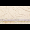 Italian Almond Milk Wool Woven Panel with Multicolored Stripes - Full | Mood Fabrics