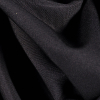 Donna Karan Black Faille-Like Wool Suiting - Detail | Mood Fabrics