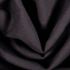 Italian Carbon Black Stretch Wool Suiting - Detail | Mood Fabrics