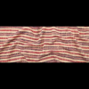 Famous NYC Designer Red, Navy and Beige Striped Tweed Wool Coating - Full | Mood Fabrics