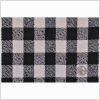 Black/Off-White Plaid Coating - Full | Mood Fabrics