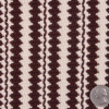 Maroon/Cream Striped Double Face | Mood Fabrics