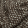 Famous NYC Designer Italian Walnut and Cannoli Cream Tweed Wool Coating - Detail | Mood Fabrics