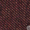 Italian Chocolate Plum and Violet Quartz Regimental Stripes Blended Wool Coating | Mood Fabrics