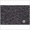 Black/Pale Gray Solid Boucle - Full | Mood Fabrics
