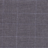 Gray/Chalk Plaid Suiting - Detail | Mood Fabrics