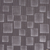Charcoal Gray/Light Gray Geometric Velvet - Detail | Mood Fabrics