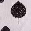 Black/Pale Pink Floral Chenille - Detail | Mood Fabrics
