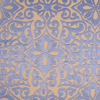 Stone Blue/Mustard Damask Woven | Mood Fabrics