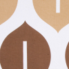 Off-White/Chocolate/Tan Geometric Canvas - Detail | Mood Fabrics