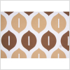 Off-White/Chocolate/Tan Geometric Canvas - Full | Mood Fabrics
