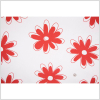 Off-White/Black/Primary Red Floral Canvas - Full | Mood Fabrics