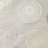 Citra Green/Victorian Gold/Cream Floral Shantung   /Dupioni - Detail | Mood Fabrics