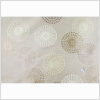 Citra Green/Victorian Gold/Cream Floral Shantung   /Dupioni - Full | Mood Fabrics
