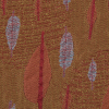 Jester Red and Mustard Gold Iridescent Upholstery Brocade with Black Backing - Detail | Mood Fabrics