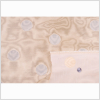 Cream/Soft Gold Polka Dots Shantung   /Dupioni - Full | Mood Fabrics