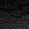 Black Embossed Alligator Velvet | Mood Fabrics