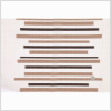 Brown 40955 Stripes Sheer - Full | Mood Fabrics