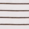 Ivory/Chocolate Stripes Striped Sheer - Detail | Mood Fabrics