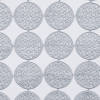 Silver Geometric Woven - Detail | Mood Fabrics